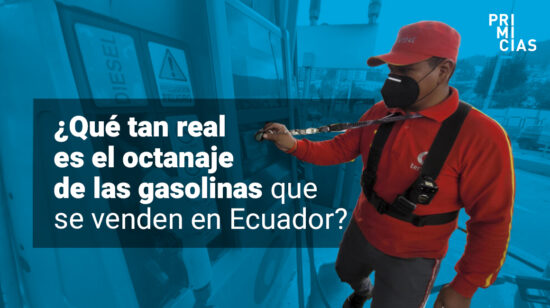Octanaje de gasolinas súper y extra en Ecuador