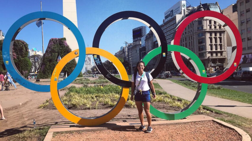 María Loreto Arias, en los Juegos Olímpicos de la Juventud de Buenos Aires 2018.