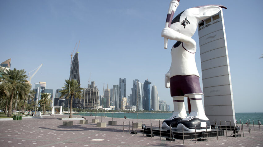 Vista general de uno de los barrios más lujosos de Doha, Catar, en 2021.