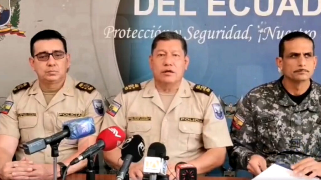 Finanzas transfirió USD 11,5 millones a la Policía para Guayaquil