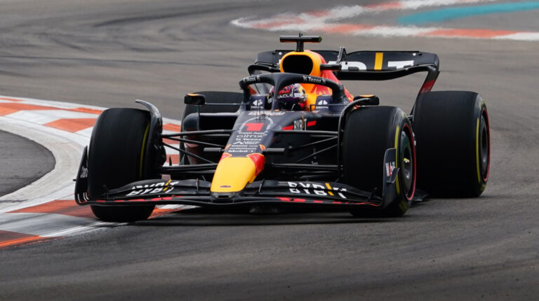 Max Verstappen, durante el Gran Premio de Miami, el 8 de mayo de 2022.