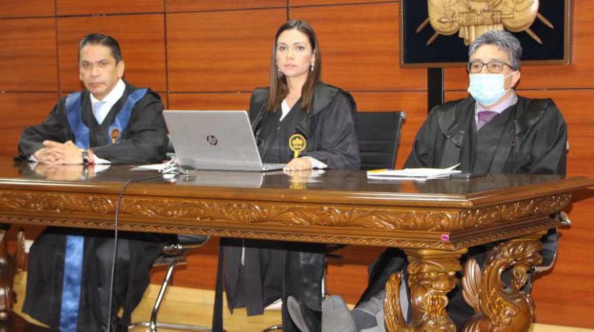 Audiencia de suspensión condicional de la pena de Nívea Vélez, el 13 de mayo de 2022.