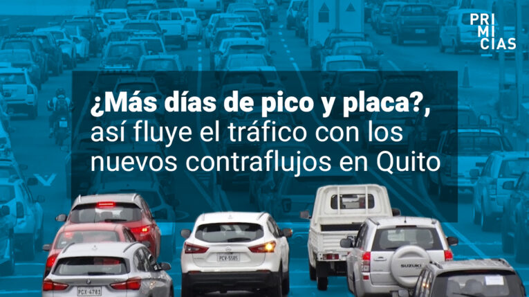 Los contraflujos no logran reducir la congestión vehicular en Quito