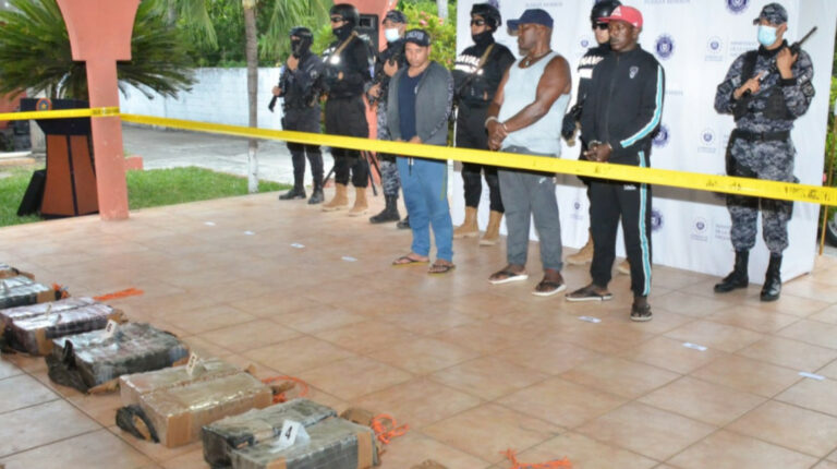 La cocaína que sale de Ecuador a México pasa por el 'Triángulo del norte'