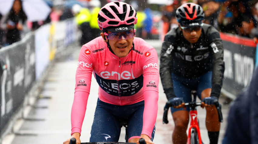Richard Carapaz, durante la Etapa 17 del Giro de Italia, el 25 de mayo de 2022.