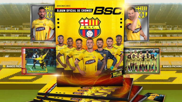 Barcelona SC lanza un nuevo álbum oficial de cromos