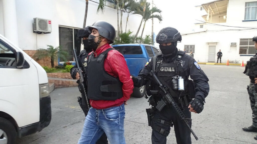 Presunto narco, Leandro Norero, fue trasladado a la cárcel de Latacunga