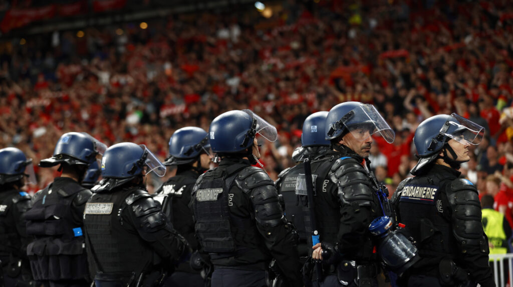 Autoridades francesas confirman 68 arrestos tras la final de la Champions