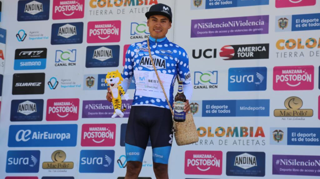 Santiago Montenegro es el nuevo líder de la montaña de la Vuelta a Colombia