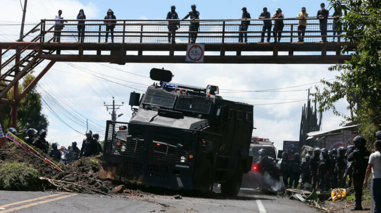operativo vías amaguaña paro nacional