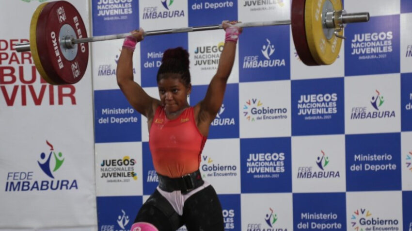 Jessica Palacios, en los Juegos Nacionales Juveniles de 2021.