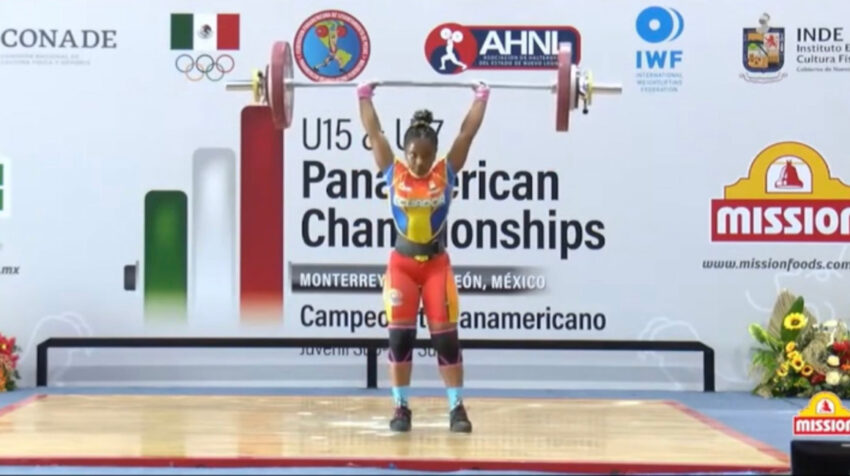 Jessica Palacios, en los Panamericanos Juveniles de 2021.