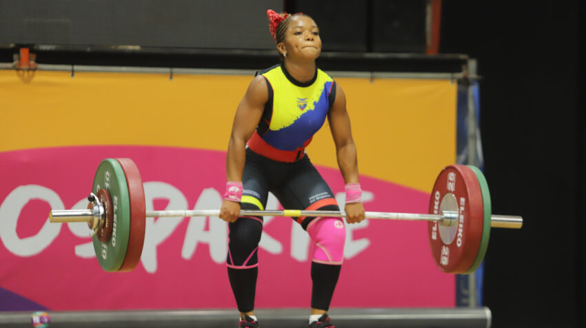 Jessica Palacios, durante los Juegos Suramericanos de la Juventud en 2022.
