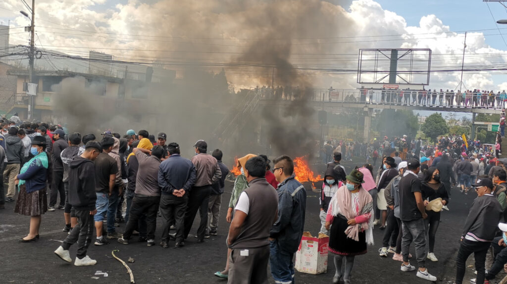 Los barrios del sur son la ‘avanzada’ de las protestas indígenas en Quito