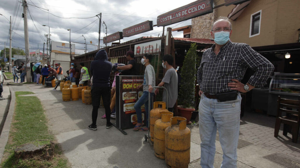 Cuenca está desabastecida de gas y escasean los productos en mercados
