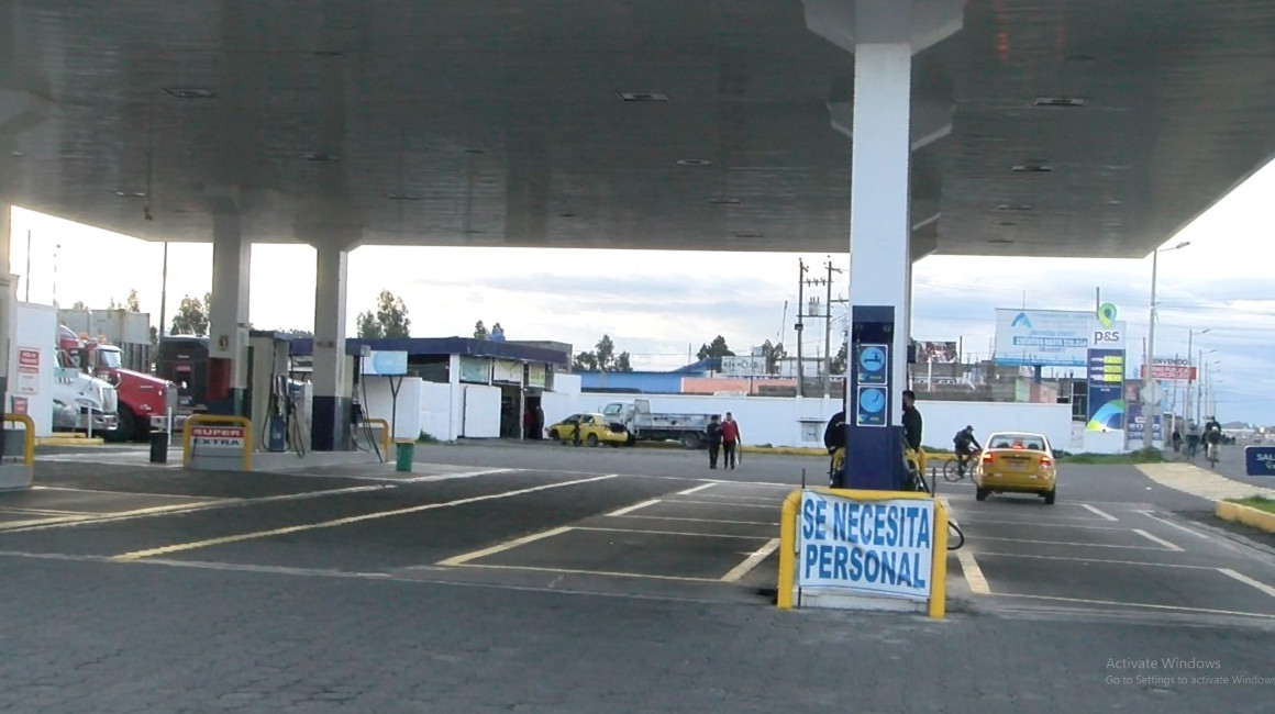 Las gasolineras de Cotopaxi están cerradas por la escasez de combustibles, el 21 de junio de 2022.