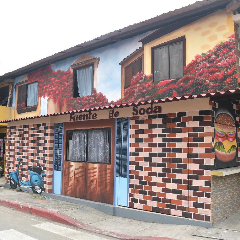 Más de 100 casas del Sitio fueron decoradas de acuerdo a la propuesta artísitica