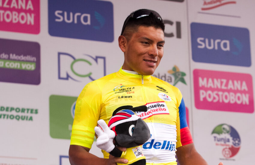 Jonathan Caicedo, campeón de la Vuelta a Colombia 2018. 