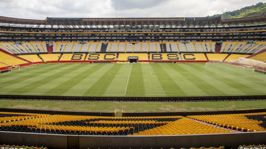 El estadio Banco Pichincha será remodelado para la final de la Copa Libertadores 2022.