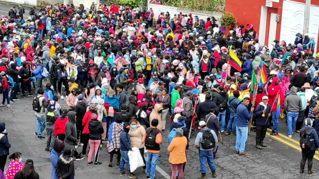 Movimiento Indígena Campesino lideró el paro en Cotopaxi