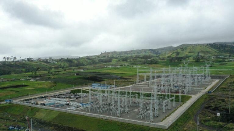 Subestación eléctrica de Tisaleo vuelve a entregar energía a Guayas