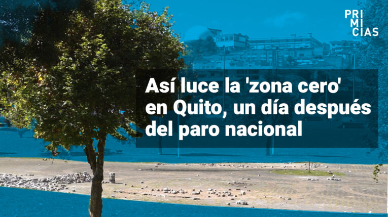 Así quedó la ‘zona cero’ de Quito tras 18 días del paro nacional