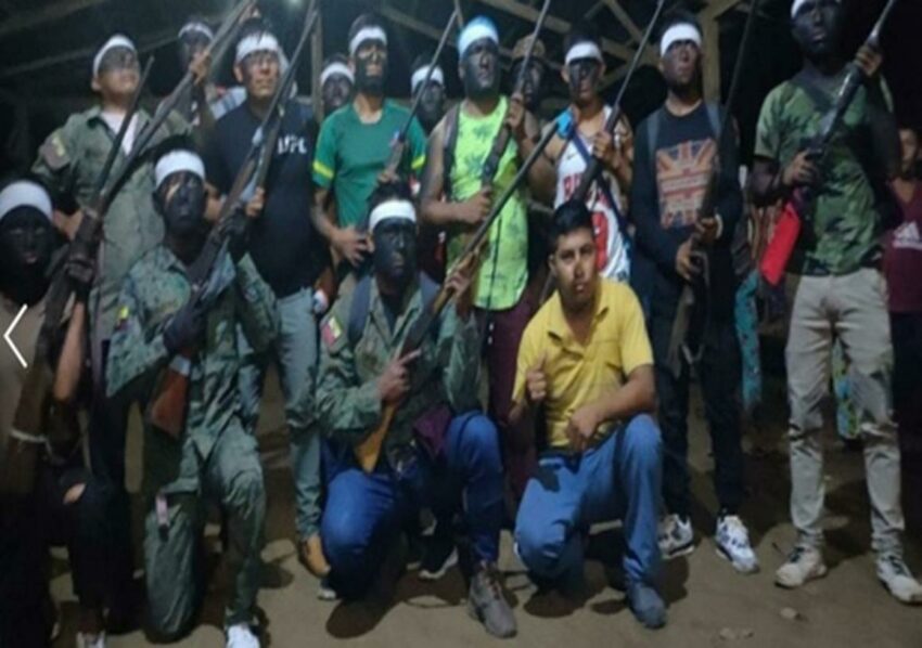 Grupo Erash de la Guardia y Seguridad Indígena en la provincia de Pastaza.