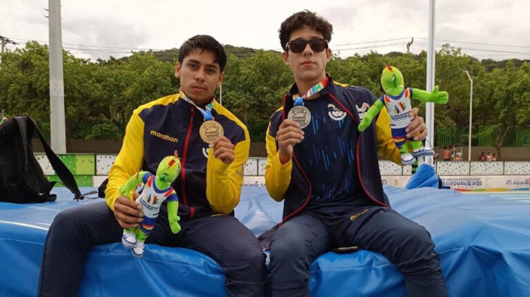 Ecuador alcanza oro y plata en salto con pértiga en los Bolivarianos