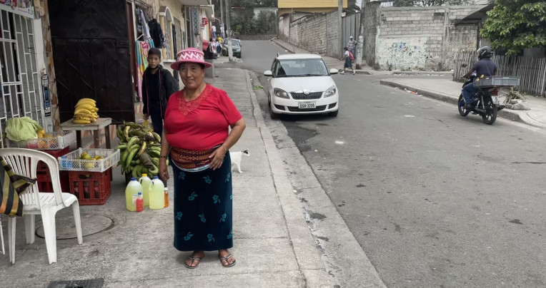 Juana Bitón llegó a Guayaquil buscando oportunidades de trabajo. 