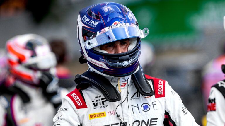 Juan Manuel Correa, durante el Gran Premio de Hungría de la Fórmula 3, el 31 de julio de 2022.