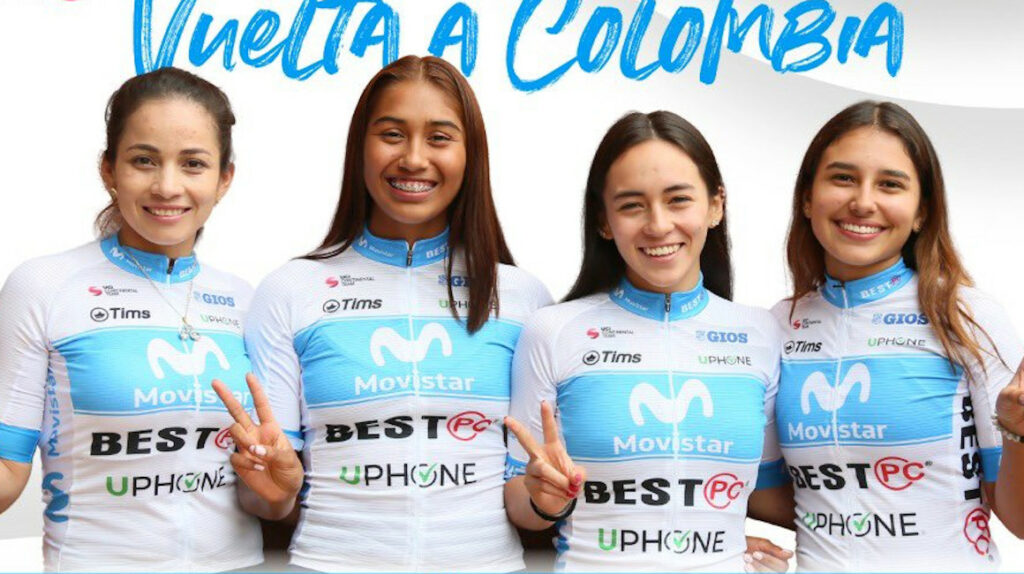 El equipo femenino del Movistar Best PC correrá la Vuelta a Colombia