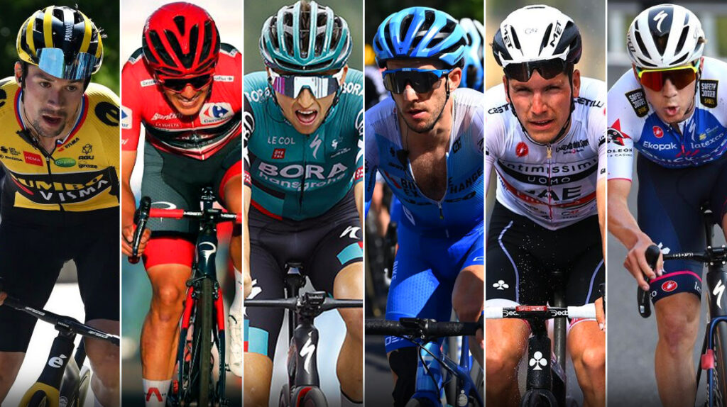 Los seis favoritos para ganar la Vuelta a España 2022