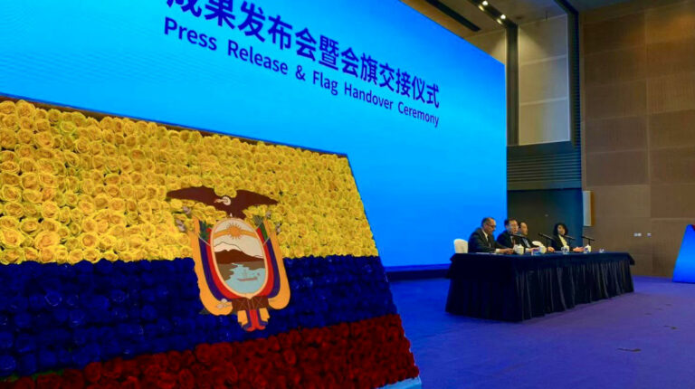 XIV Cumbre Empresarial China-América Latina y el Caribe (China-LAC), en 2021.