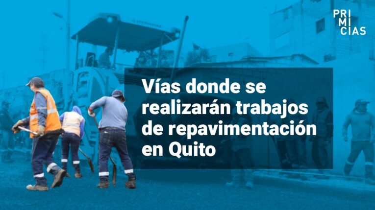 Estos son los primeros cierres por la repavimentación de vías en Quito