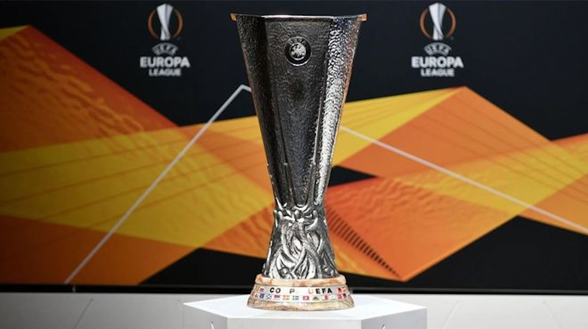 Imagen del trofeo de la UEFA Europa League.