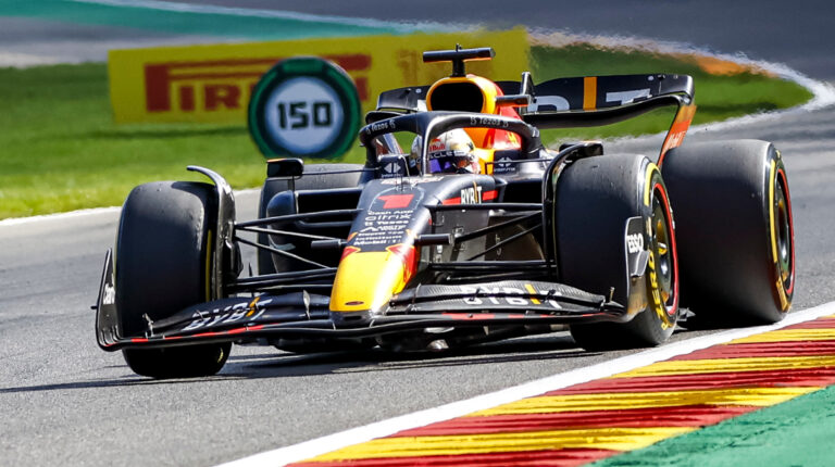 Max Verstappen, durante el Gran Premio de Bélgica, el 28 de agosto de 2022.