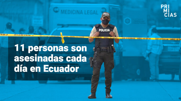 Muertes violentas: 11 personas son asesinadas cada día en Ecuador