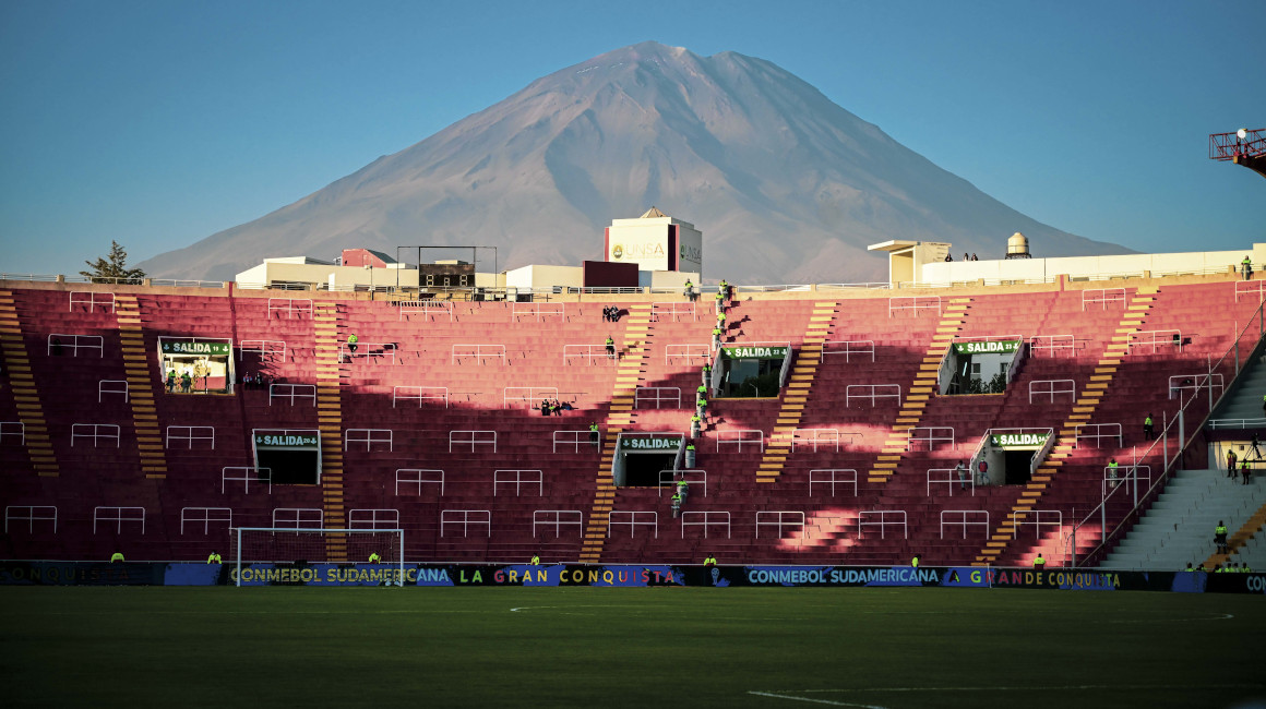 Vista de una de las tribunas del estadio de Arequipa, el 7 de septiembre de 2022.
