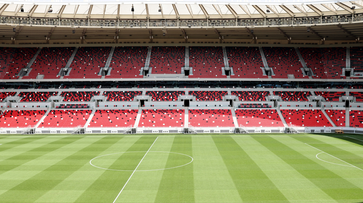 Vista del estadio del Mundial de la FIFA de Catar 2022