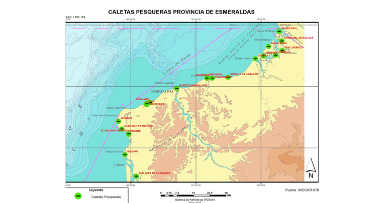 Al menos en 17 sectores de Esmeraldas se han encontrado caletas para almacenar gasolina de pesca artesanal.