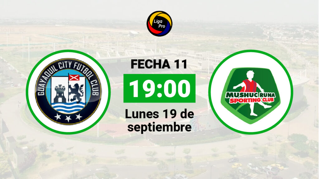 Previa: Guayaquil City Vs. Mushuc Runa