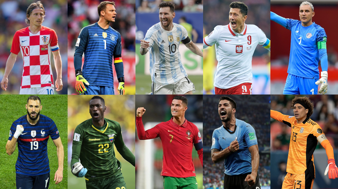 Estas son las 10 figuras que jugarán su último Mundial en Qatar