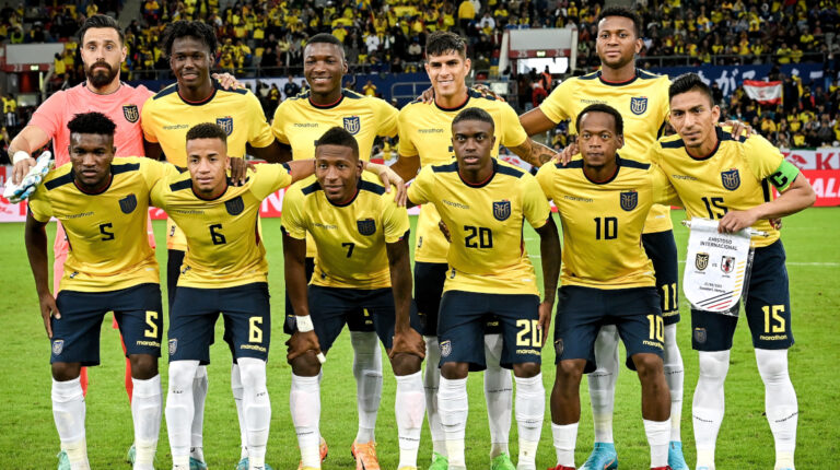 Alineación de Ecuador en el amistoso ante Japón, el 27 de septiembre de 2022.
