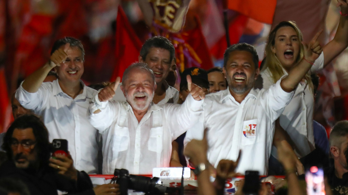 Lula da Silva participa en un acto de campaña en la ciudad Fortaleza, en Brasil, el 30 de septiembre de 2022.