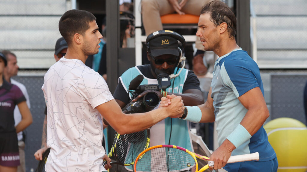 Los españoles Alcaraz y Nadal lideran el ranking mundial de tenis