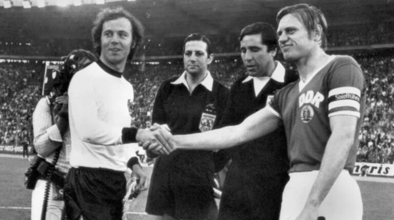 Alemania Occidental 0-1 Alemania Oriental. 22 de junio de 1974.