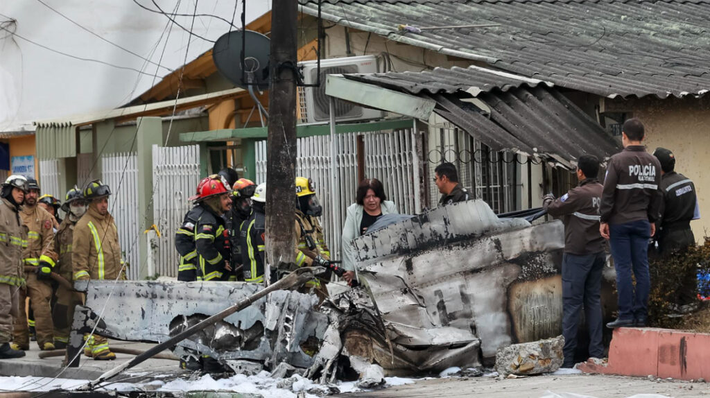 En observación, piloto herido en accidente aéreo en Guayaquil