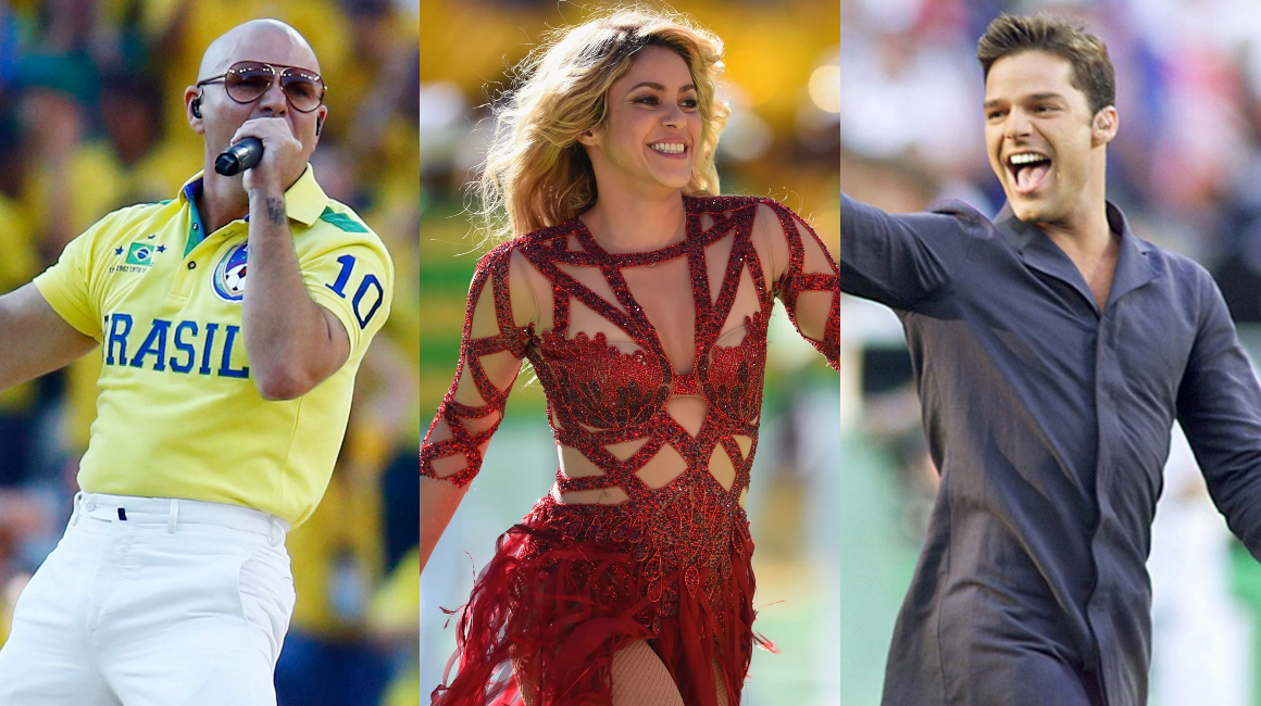 Canciones de Pitbull, Shakira y Ricky Martin están entre las más famosas de la historia de los Mundiales.