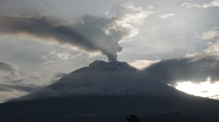 Vista del volcán Cotopaxi, el 22 de octubre de 2022.