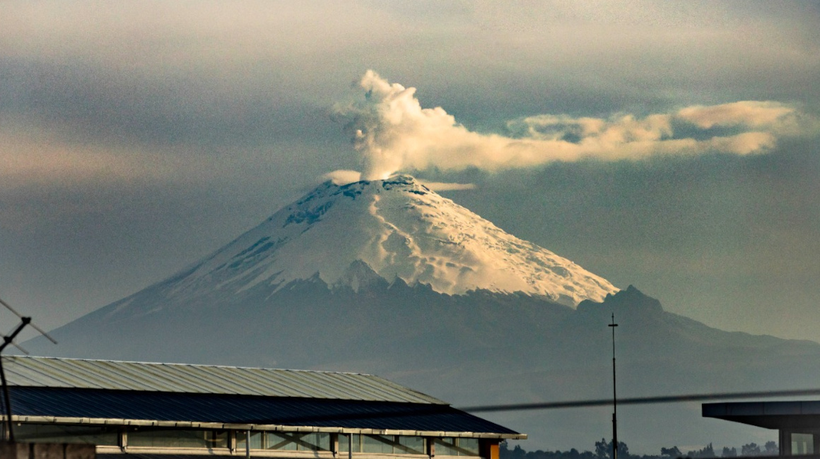 Vista del volcán Cotopaxi, el 26 de octubre de 2022.